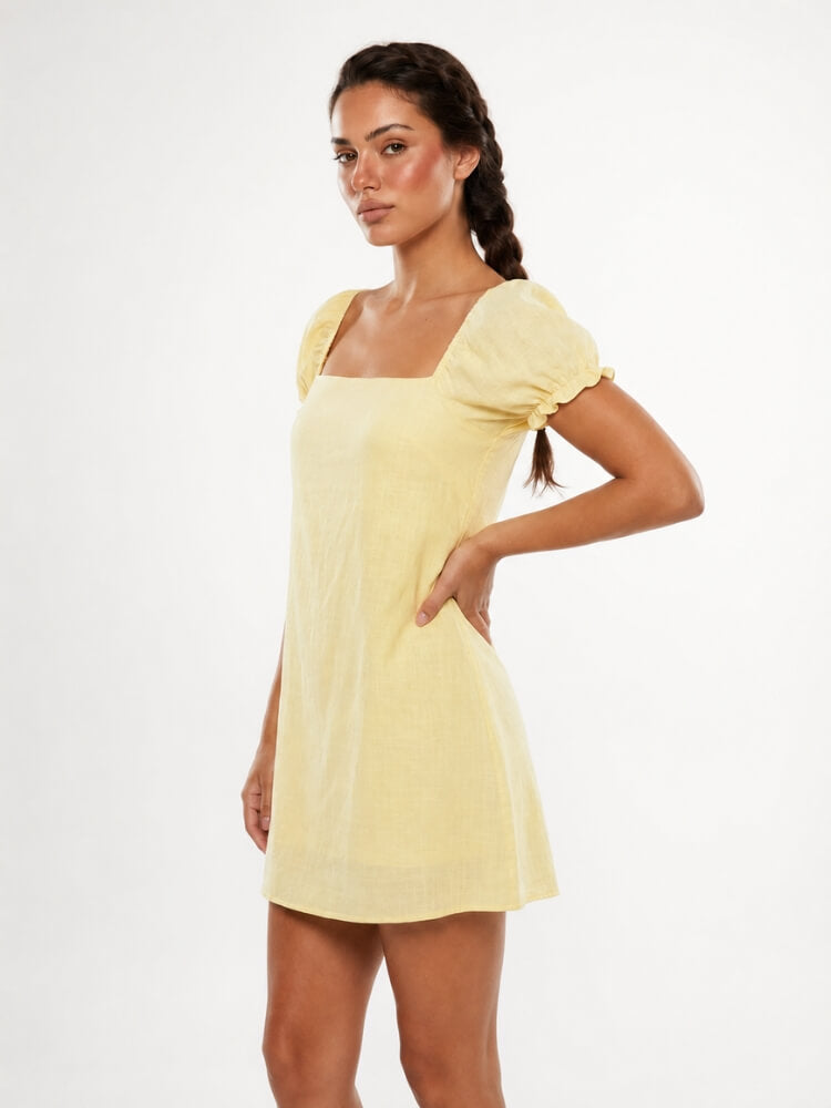 Tie Back Mini Dress