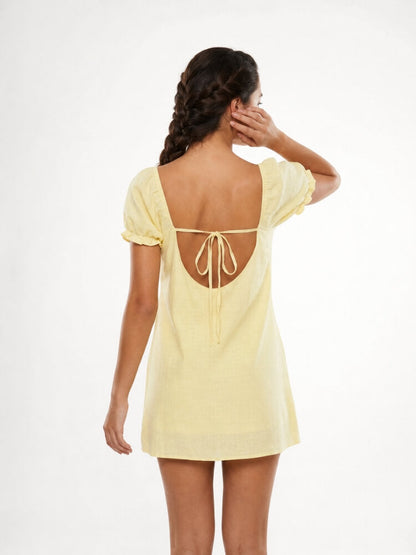Tie Back Mini Dress