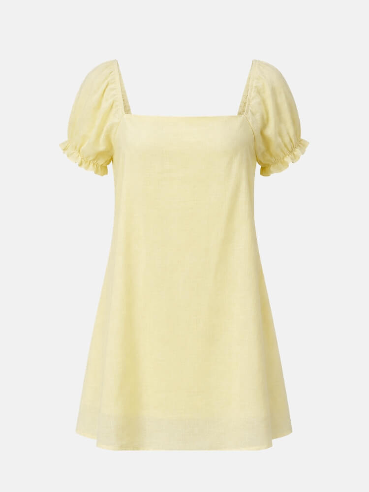 Tie Back Mini Dress