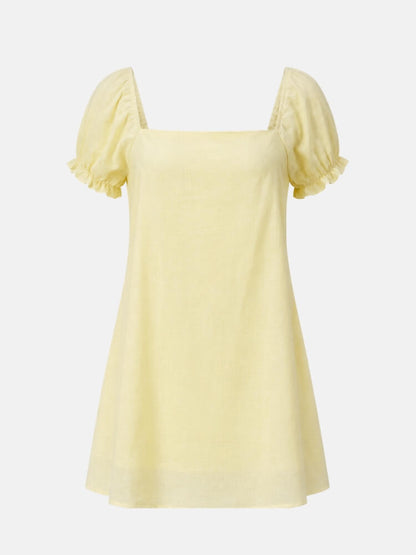 Tie Back Mini Dress