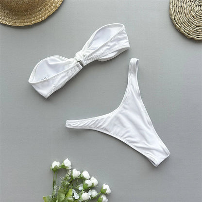 Twist Bandeau Bikini Set