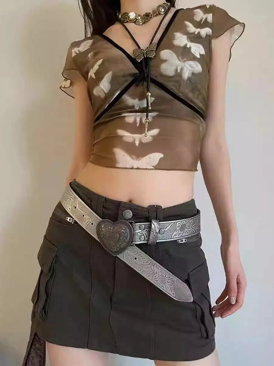 Vintage Heart Belt