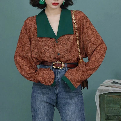 Vintage Wide Collar Shirt