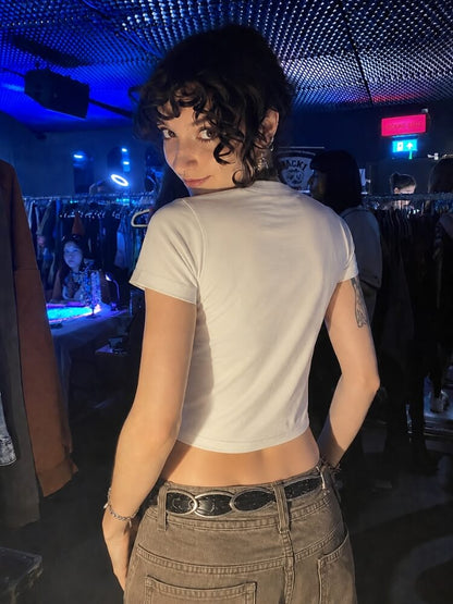 Weirdcore Crop Tee