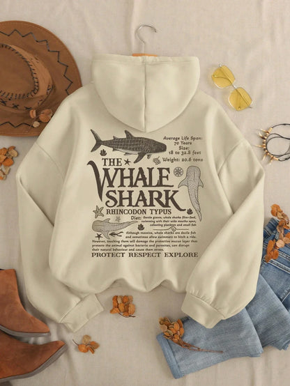 Whale Shark Graphic Hoodie