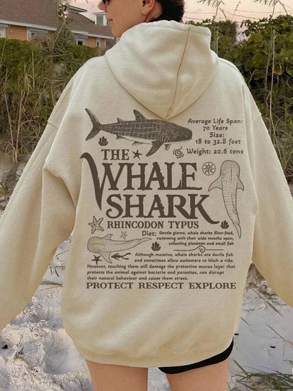 Whale Shark Graphic Hoodie