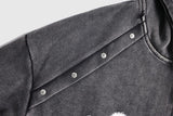 The Omniscient Black Zipper Hoodie
