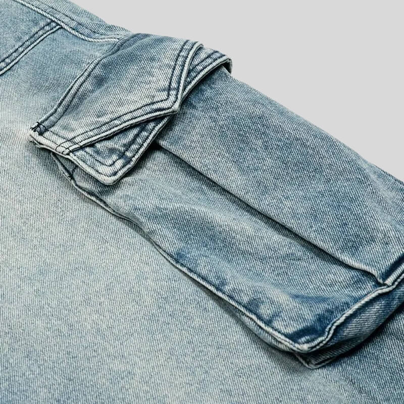 Wide Leg Cargo Jeans