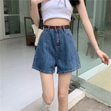A-Line Denim Shorts
