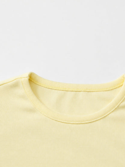 Y2K Always Late Baby Tee