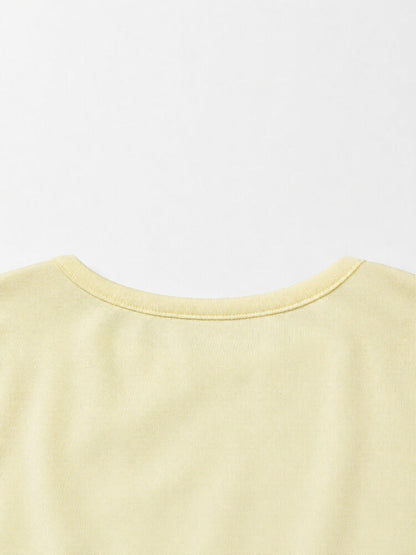 Y2K Always Late Baby Tee