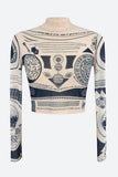 Vintage Egyptian Crop Top