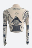 Vintage Egyptian Crop Top