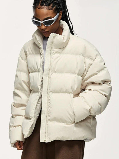 Y2K Asymmetric Puffer Jacket
