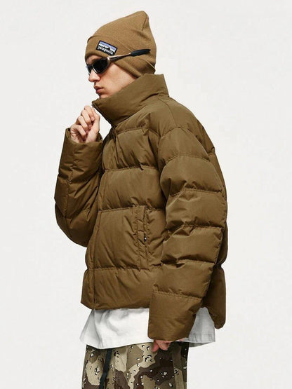 Y2K Asymmetric Puffer Jacket