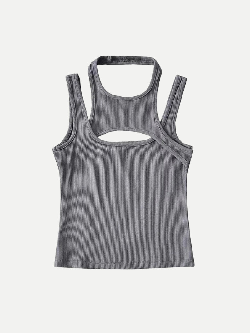Y2K Asymmetric Tank Top