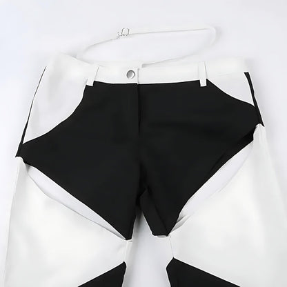 Y2K Baddie Cut-Out Festival Pants