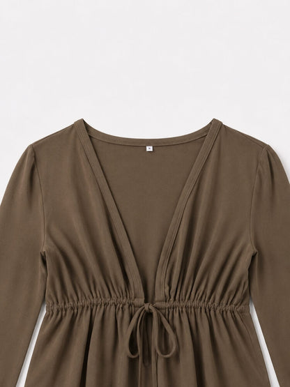 Y2K Baddie Plunge Mini Dress
