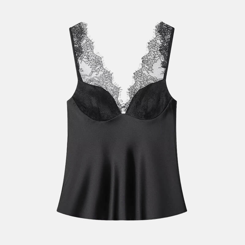 Y2K Baddie Satin Cami Top
