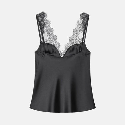 Y2K Baddie Satin Cami Top