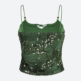 Sequined Crop Top