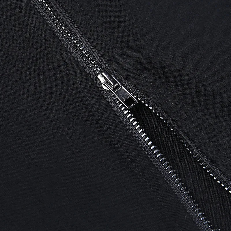 Zipper Mini Skirt