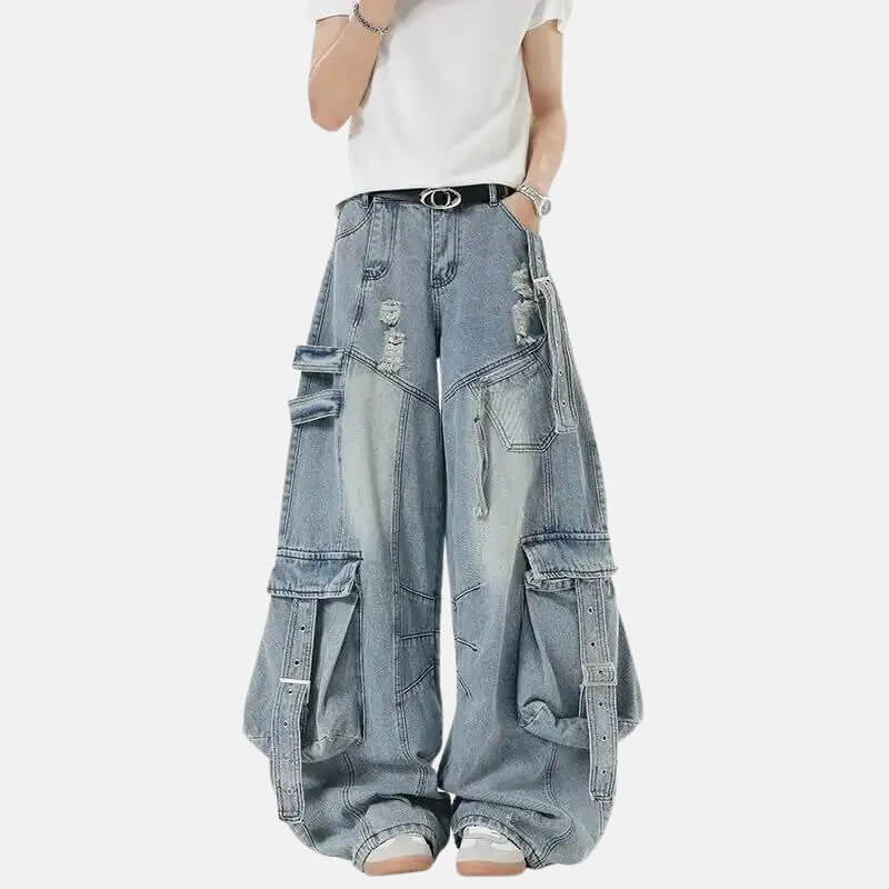 Y2K Baggy Cargo Jeans