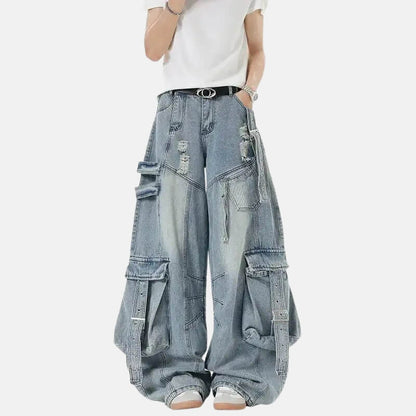 Y2K Baggy Cargo Jeans