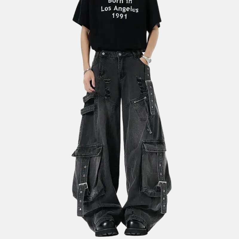 Y2K Baggy Cargo Jeans