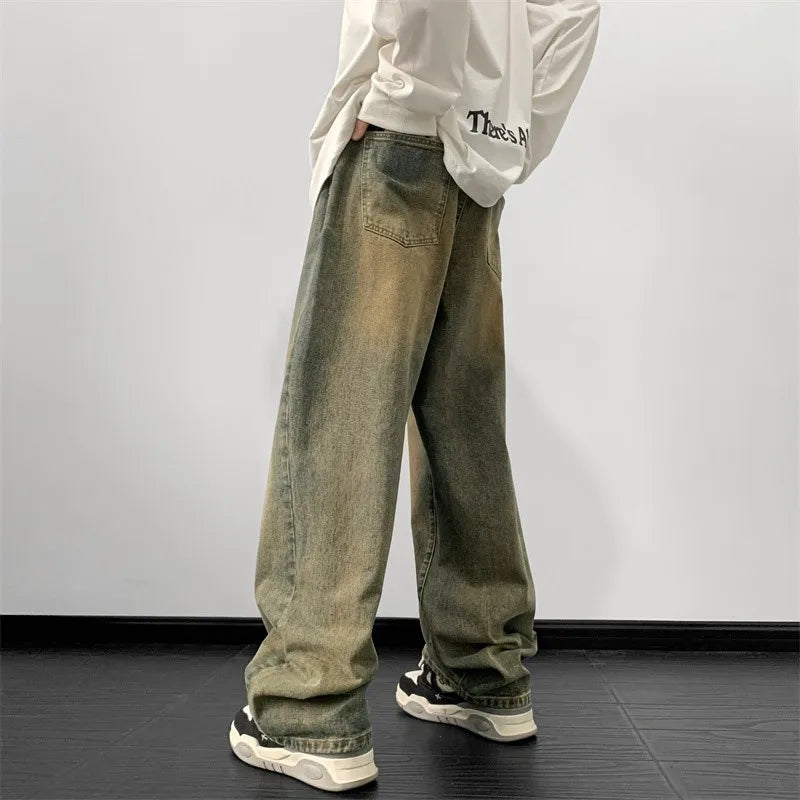 Y2K Baggy Washed Denim Jeans