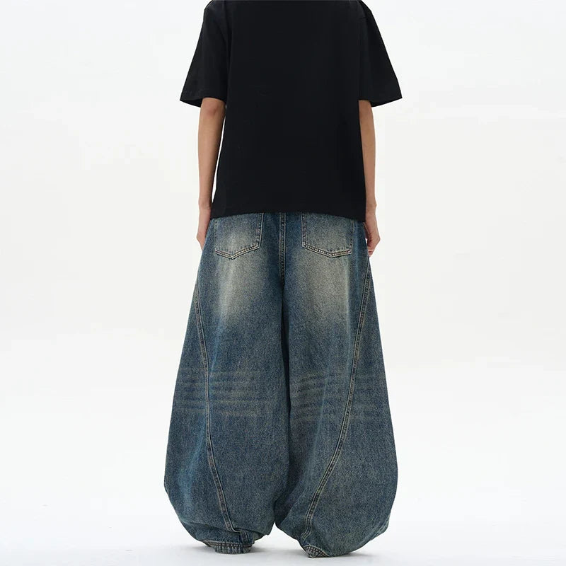 Y2K Balloon Leg Jeans