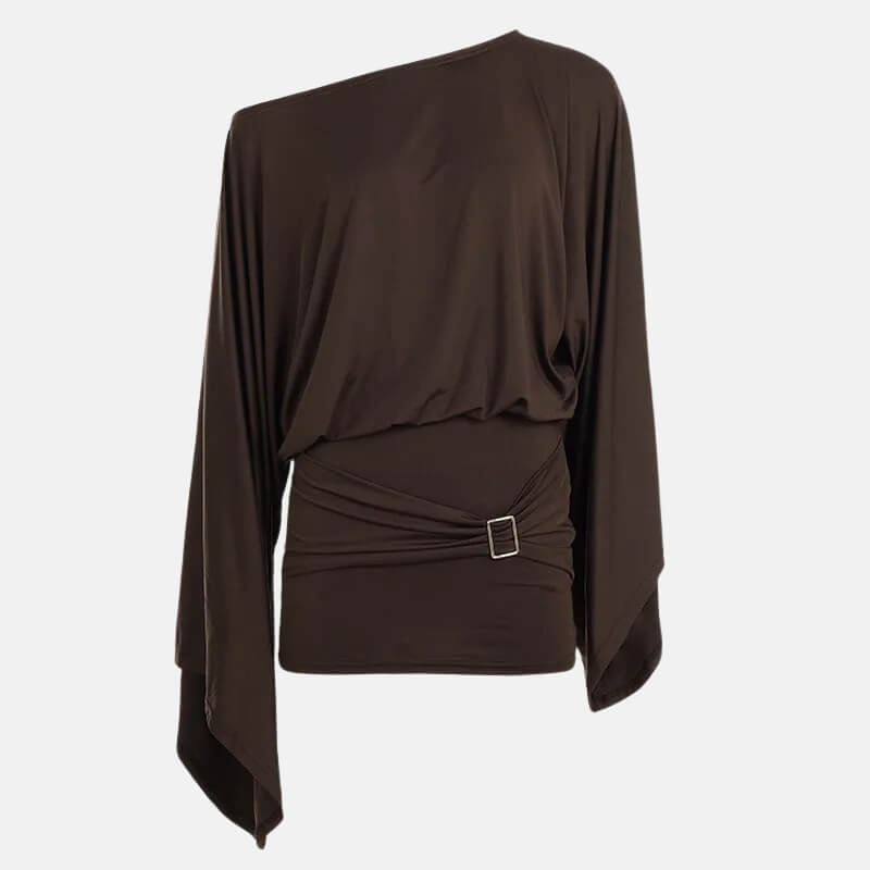 Y2K Batwing Sleeve Mini Dress
