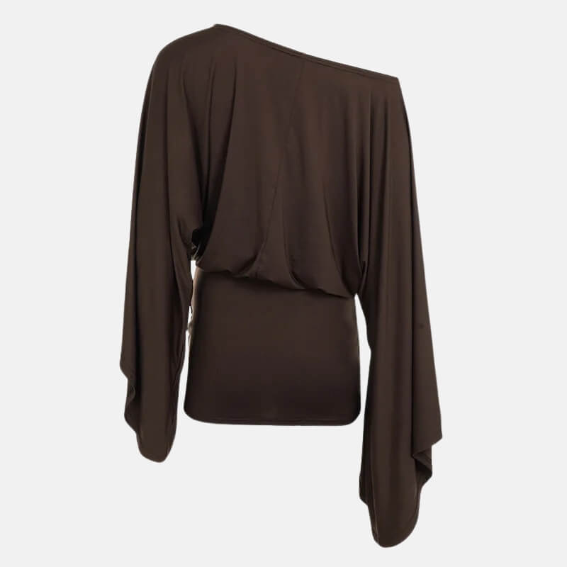 Y2K Batwing Sleeve Mini Dress