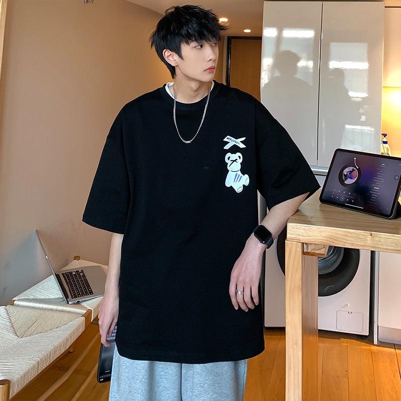 Y2K Bear Silhouette Tee