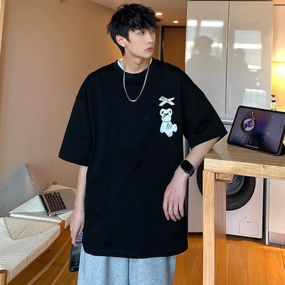 Y2K Bear Silhouette Tee