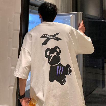 Y2K Bear Silhouette Tee