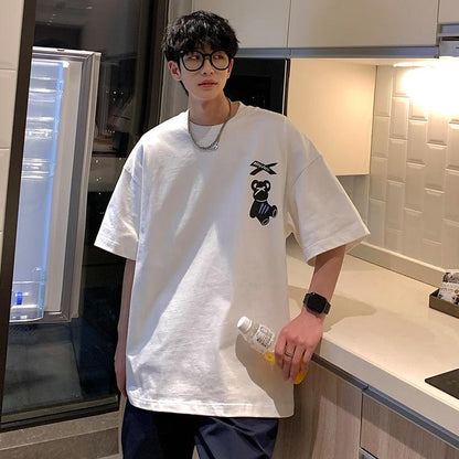 Y2K Bear Silhouette Tee