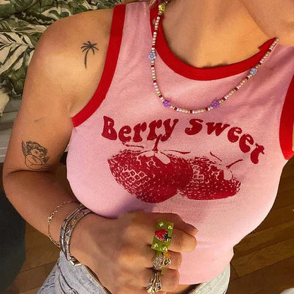 Berry Sweet Women's Crop Top