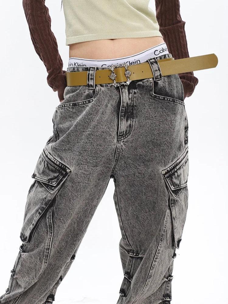Y2K Big Pockets Cargo Jeans