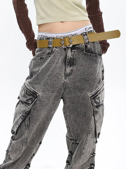 Y2K Big Pockets Cargo Jeans