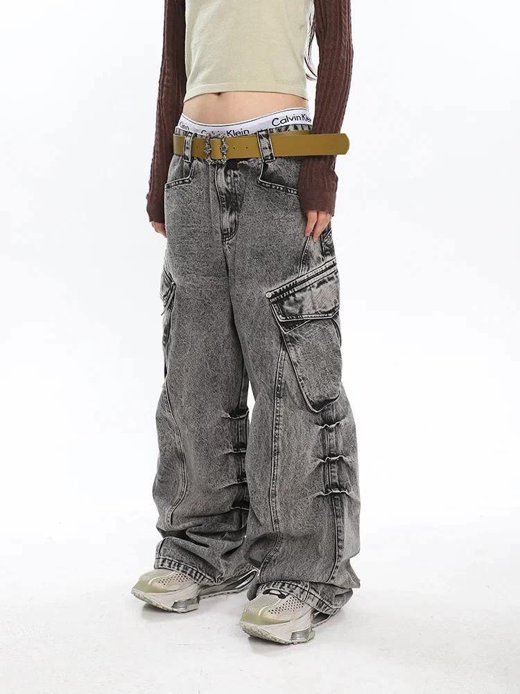 Y2K Big Pockets Cargo Jeans