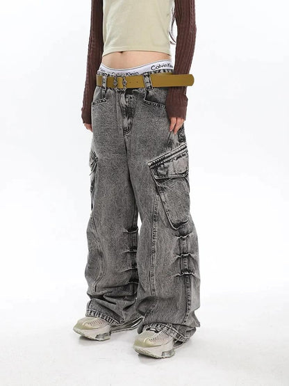 Y2K Big Pockets Cargo Jeans