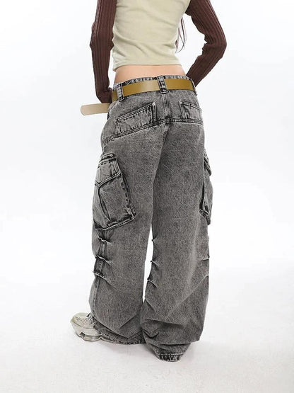 Y2K Big Pockets Cargo Jeans