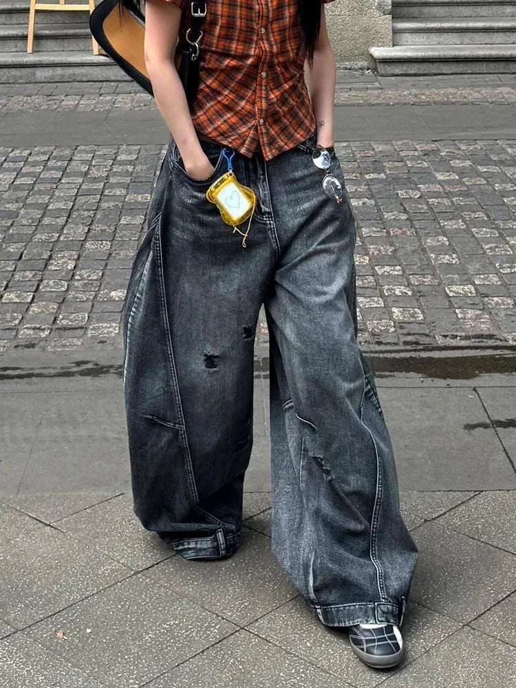 Y2K Black Baggy Jeans
