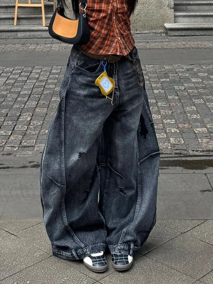 Y2K Black Baggy Jeans
