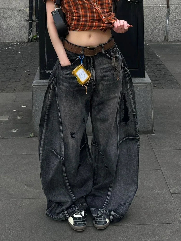 Y2K Black Baggy Jeans