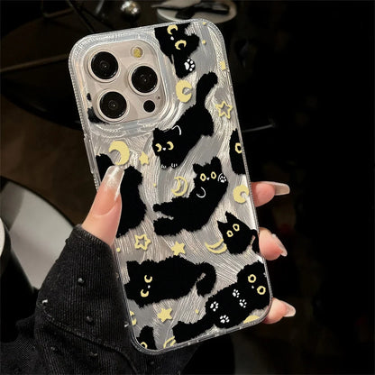 Y2K Black Cat Phone Case