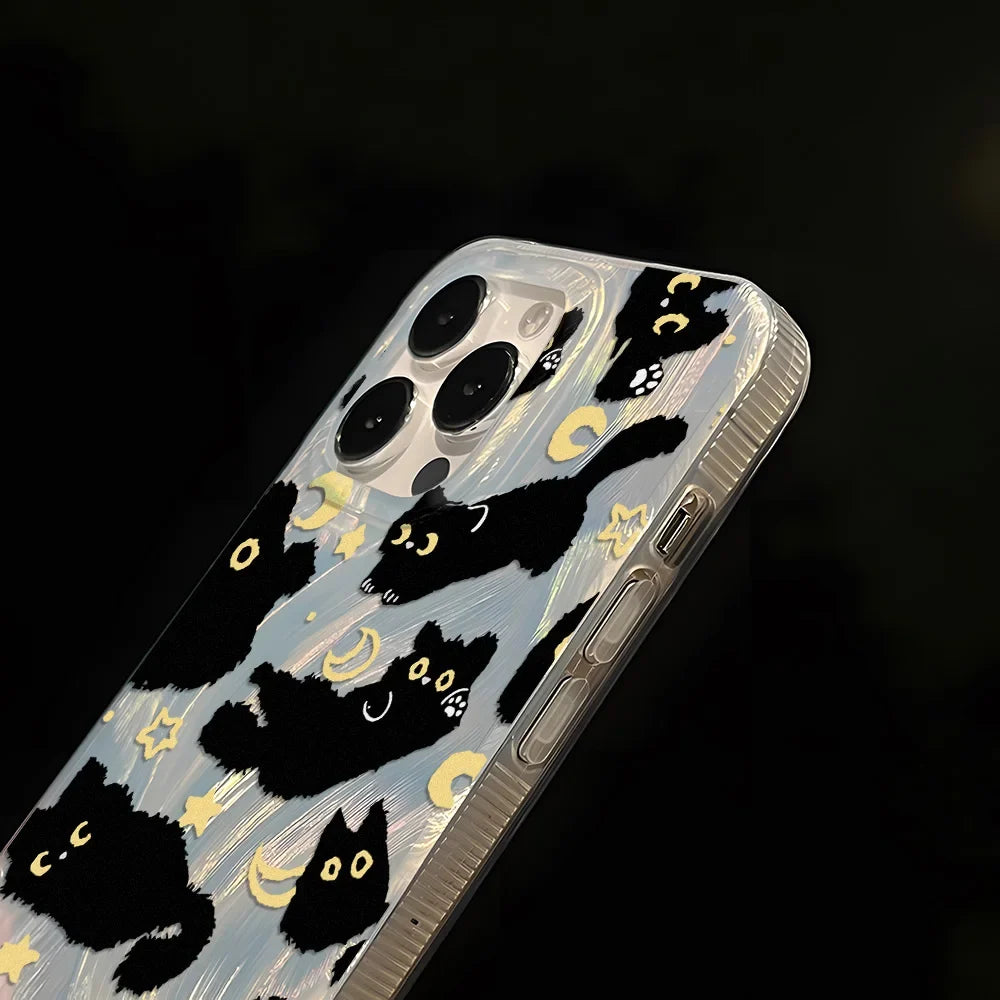 Y2K Black Cat Phone Case