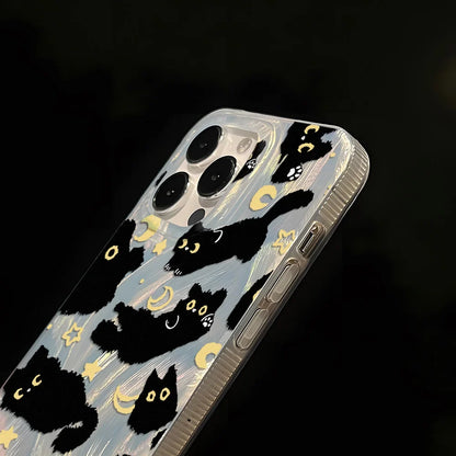 Y2K Black Cat Phone Case