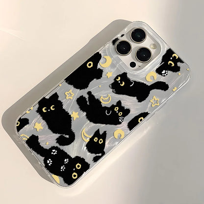 Y2K Black Cat Phone Case